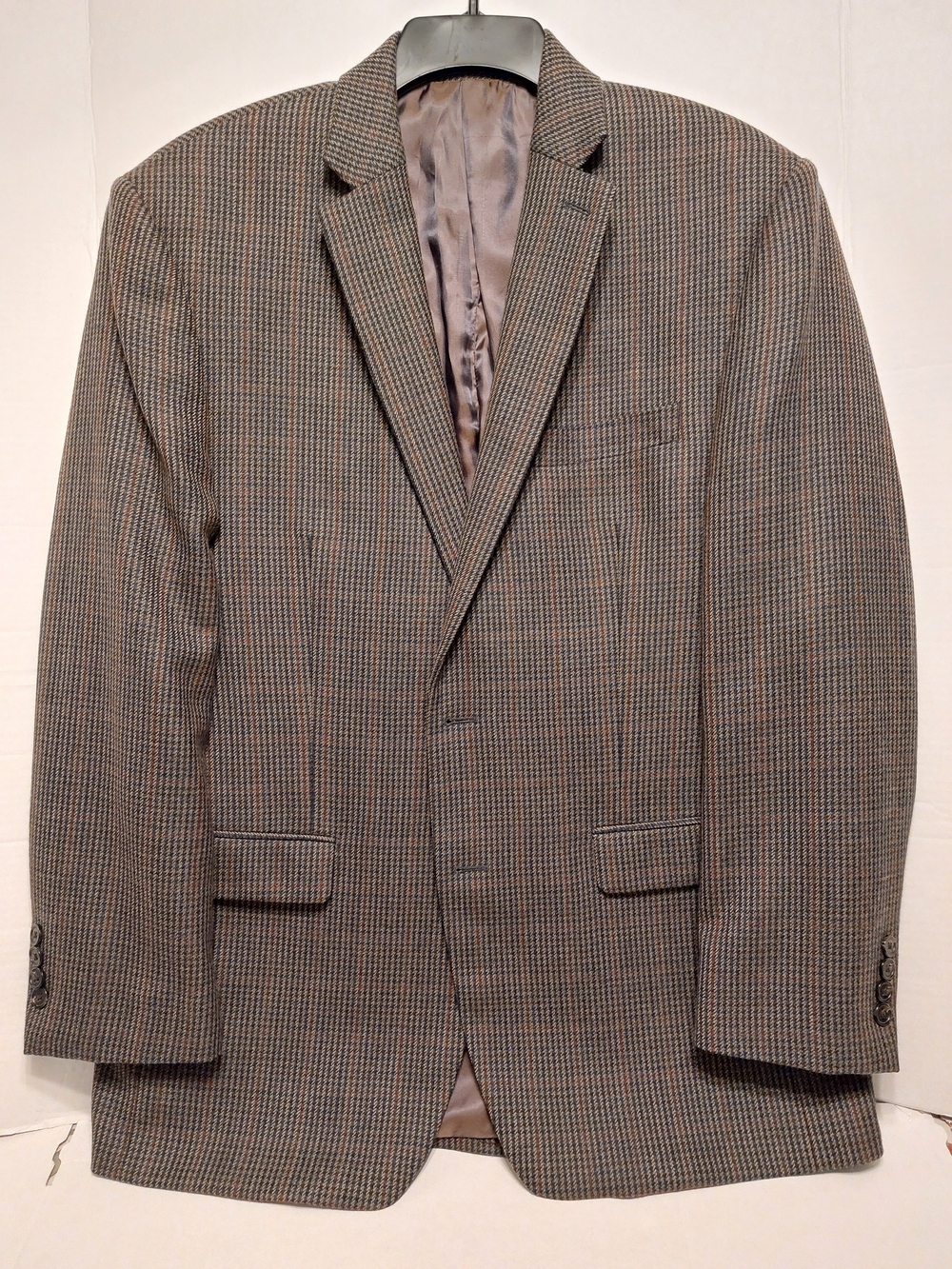 Lauren Ralph Lauren Brown Houndstooth Sport Coat